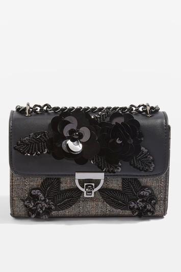 Topshop Omara Check Cross Body Bag