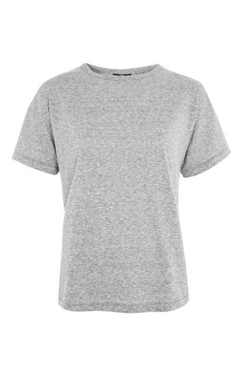 Topshop Petite Marl Short Sleeve T-shirt