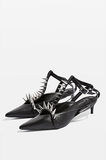 Topshop Jinx Studded Pointed Shoes