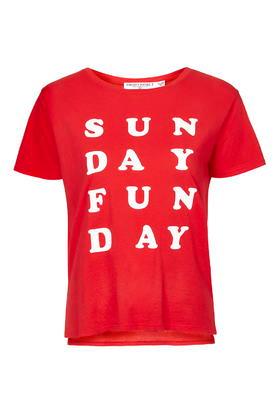 Topshop Sunday-funday Tee By Project Social T