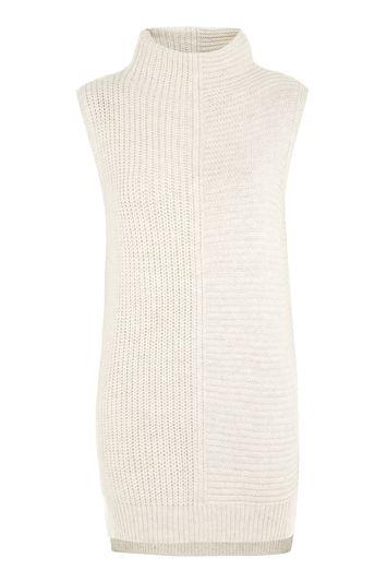 Topshop Cut About Rib Tabard Jumper