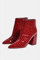 Topshop *wide Fit Houston Ankle Boots