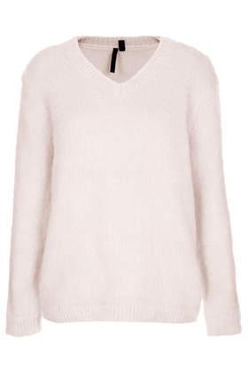 Topshop Brushed Mohair Jumper By Boutique