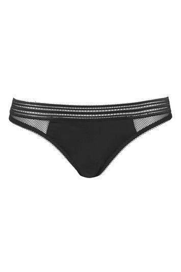 Topshop Black Mesh Knickers