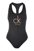 Topshop *'cheeky' Swimsuit By Calvin Klein