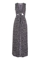 Topshop *all Wrapped Up Navy Daisy Dress By Wyldr