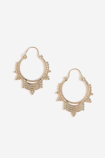 Topshop *ball Hoop Earrings