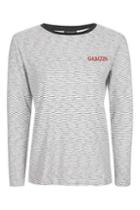 Topshop Garcons Stripe Long Sleeve Top
