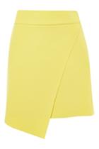 Topshop Tall Asymmetric Wrap Mini Skirt