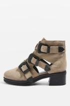 Topshop Marco Cut Out Buckle Boots