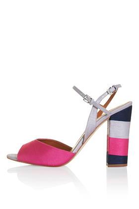 Topshop Ram Striped Sandals