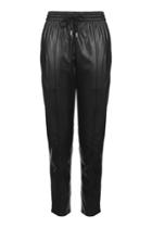 Topshop Faux Leather Joggers