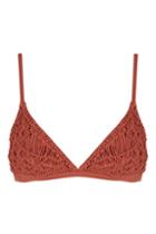 Topshop *eloisa Crochet Bikini Top By Flook