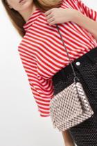 Topshop Festival Fan Chain Crossbody Bag