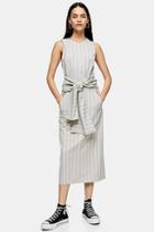 *stripe Wrap Dress By Topshop Boutique
