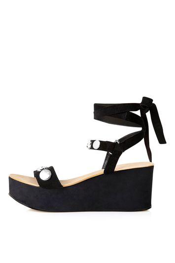 Topshop Wicked Stud Wedge Sandal
