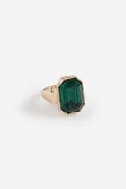 Topshop *emerald Cocktail Ring
