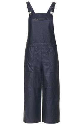 Topshop Pu Pinafore All-in-one