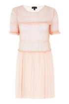 Topshop Tulle Ruche Tunic