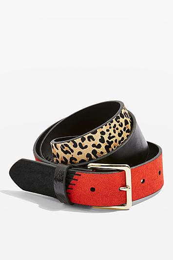 Topshop Mixed Animal Belt