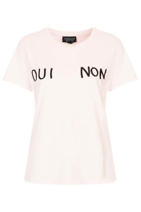 Topshop Oui Non Tee