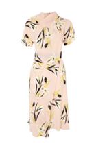 Topshop Tall Floral Origami Dress