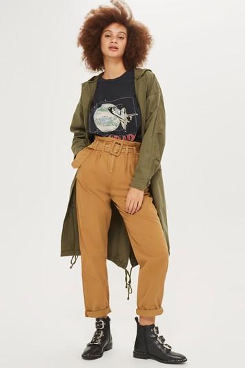 Topshop Belted Chino Pants