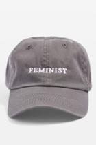 Topshop 'feminist' Washed Cap