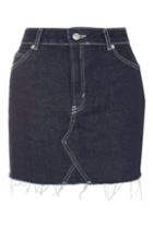 Topshop Moto Contrast Stitch Skirt