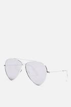 Topshop Drop Lens Pilot Sunglasses