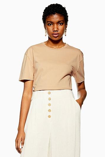 Topshop Petite Stone Nibble T-shirt