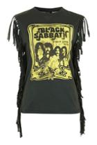 Topshop Black Sabbath Fringe Tank By And Finally