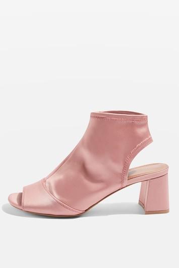 Topshop Disco Satin Sandals