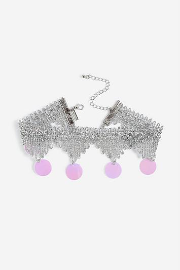 Topshop Sequin Choker