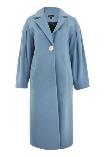 Topshop Clean Mutton Sleeve Coat