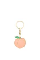 Topshop *peach Enamel Key Charm By Skinnydip