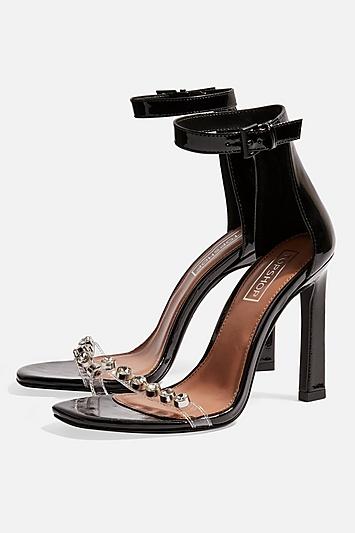 Topshop Sherry Embellished Two Part Sandals