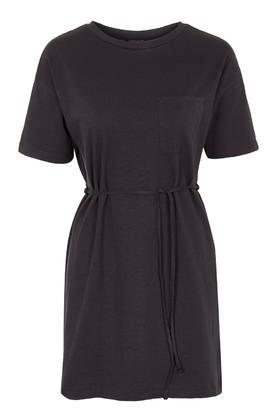 Topshop Belted T-shirt Dress