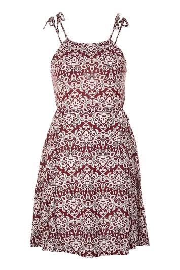 Topshop Tie Shoulder Sundress