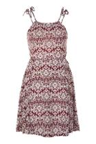 Topshop Tie Shoulder Sundress