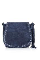 Topshop Leather Eyelet Crossbody
