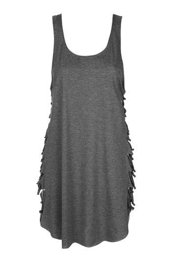 Topshop Side Knot Jersey Dress