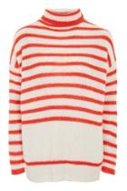 Topshop Striped Mohair Jumper