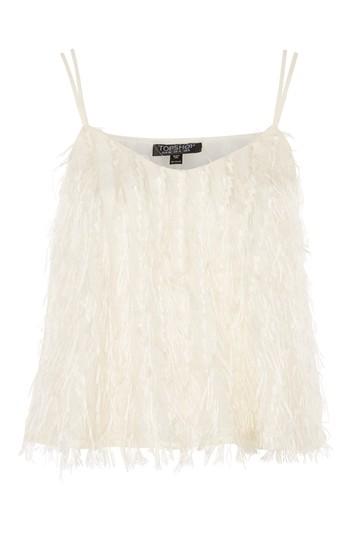 Topshop Fringe Swing Camisole Top