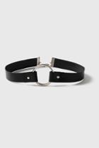 Topshop Ring Leather Choker