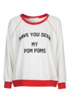 Topshop Pom-pom Sweatshirt By Project Social T