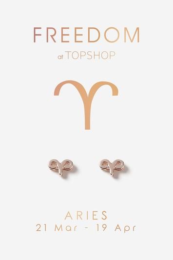 Topshop Aries Stud Earrings
