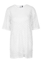 Topshop Mesh Oversized Tunic Dress By Escapology