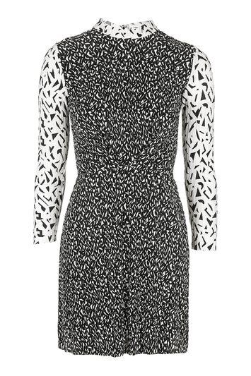 Topshop Mix And Match Geo Dress