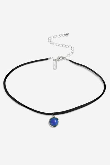 Topshop Mood Stone Choker Necklace